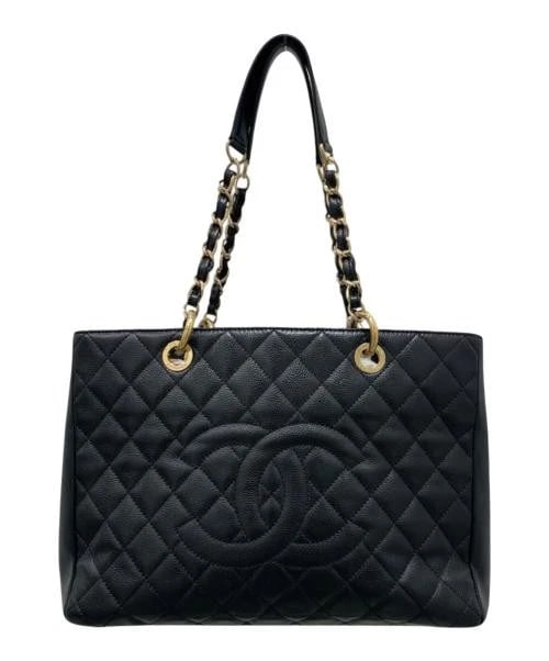 CHANEL TOTE BAG: CHANEL Tote Bag Brand: CHANEL Type/Style: Tote Bag Material: Caviar Skin Color: Black Size: H:24.0cm / W:33.0cm / D:12.5cm Accessories: None Accessories Notice: When purchasing pre-owned goods,