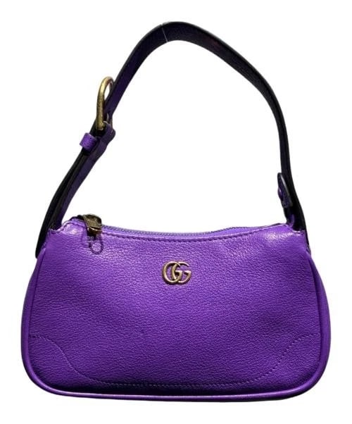 GUCCI APHRODITE MINI LEATHER PURPLE: GUCCI Aphrodite Mini Leather Purple Brand: GUCCI Type/Style: Handbag Material: Leather Color: Purple Size: H:12.0cm / W:21.0cm / D:3.0cm Accessories: None Accessories Notice: When purchasing