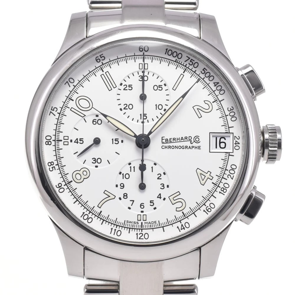 EBERHARD TRAVEL SETORO CHRONOGRAPH AUTOMATIC WATCH (1 of 4)