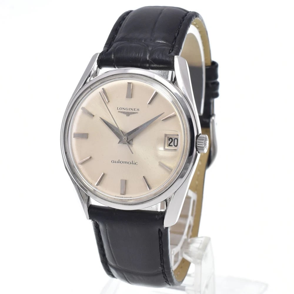 LONGINES DATE SILVER DIAL AUTOMATIC WATCH - 2