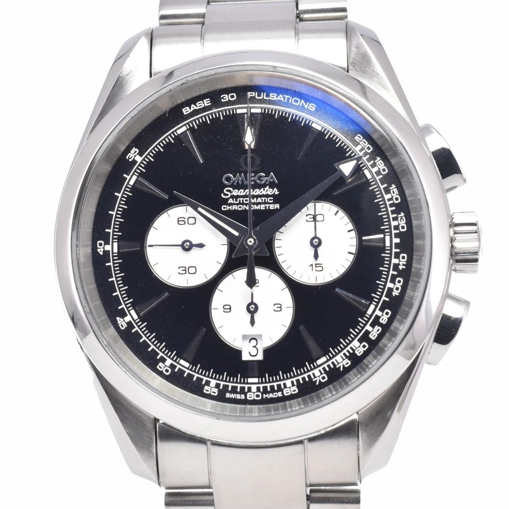 OMEGA SEAMASTER AQUA TERRA AUTOMATIC WATCH: Omega Seamaster Aqua Terra Automatic Watch Brand: OMEGA Type/Style: Wristwatch Material: Band Material Stainless Steel, Case Material Stainless Steel Color: Case Color Silver, Band Color Silver, Dial 