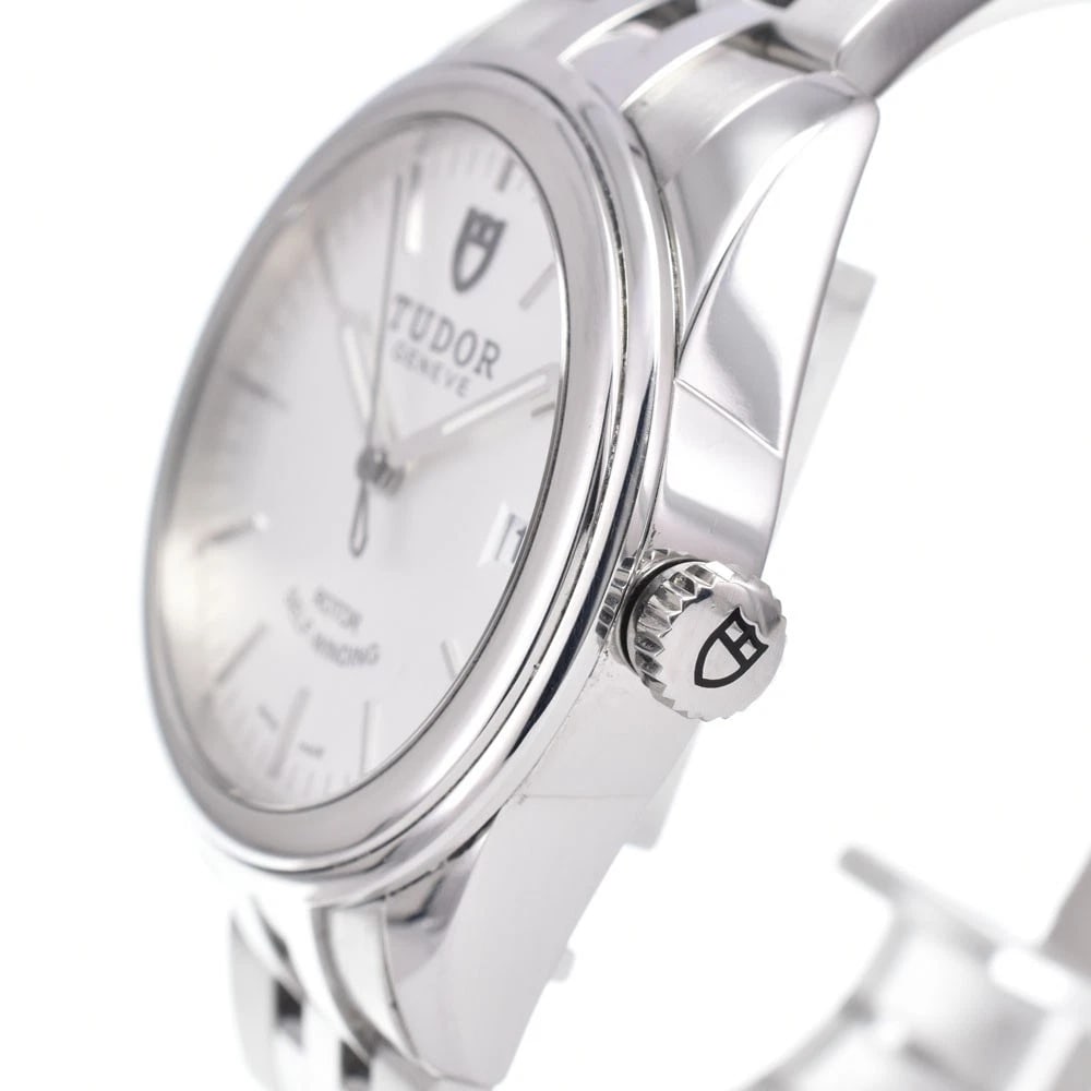 TUDOR GRAMMAR DATE SILVER DIAL AUTOMATIC WATCH - 3