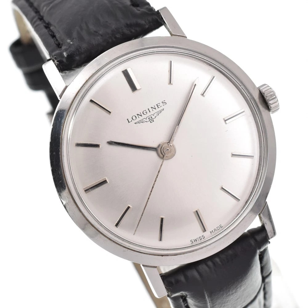 LONGINES SILVER DIAL HAND WINDING WATCH - 4