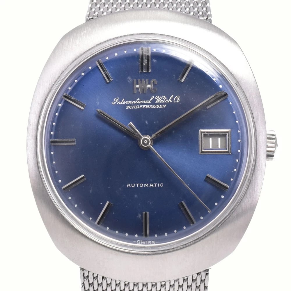 IWC SCHAFFHAUSEN DATE AUTOMATIC WATCH: Iwc Schaffhausen Date Automatic Watch Brand: IWC SCHAFFHAUSEN Type/Style: Wristwatch Material: Band Material Stainless Steel, Case Material Stainless Steel Color: Case Color Silver, Band Color Silver,