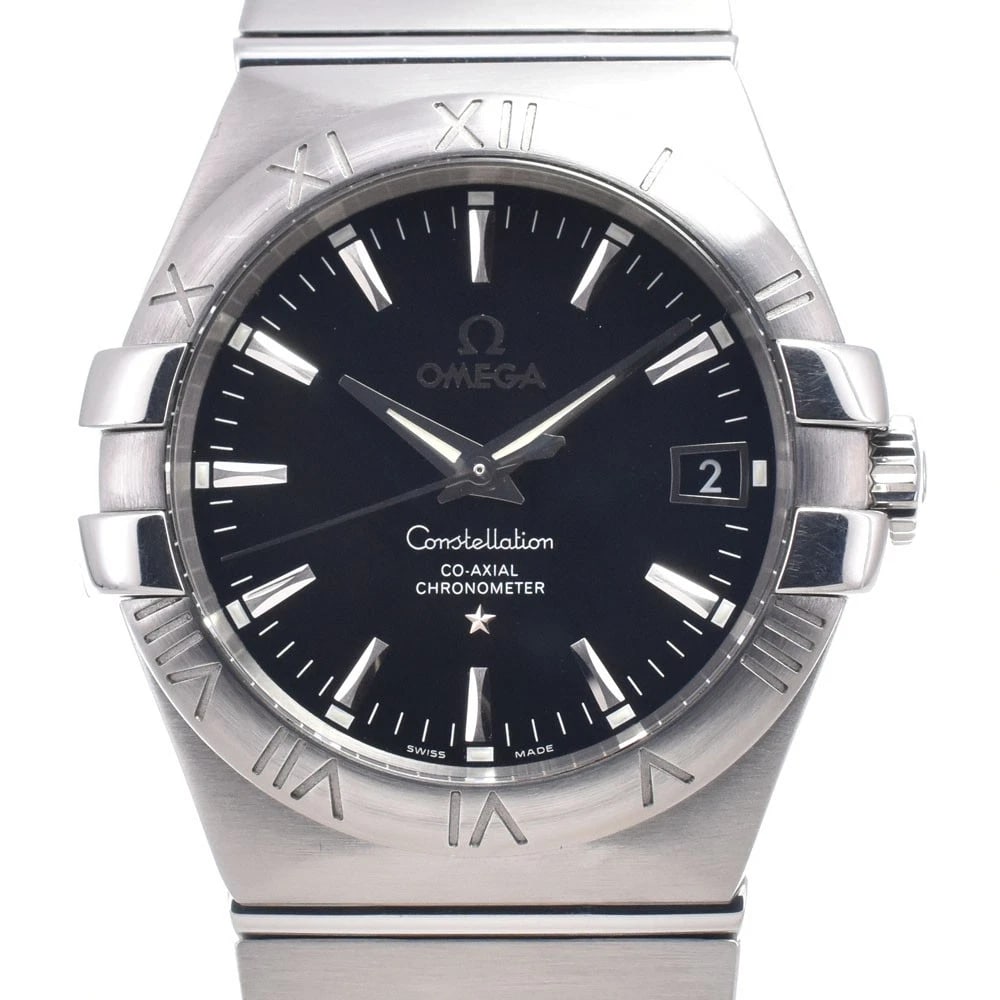 OMEGA CONSTELLATION COAXIAL WATCH: Omega Constellation Coaxial Watch Brand: OMEGA Type/Style: Wristwatch Material: Band Material Stainless Steel, Case Material Stainless Steel Color: Case Color Silver, Band Color Silver, Dial Color