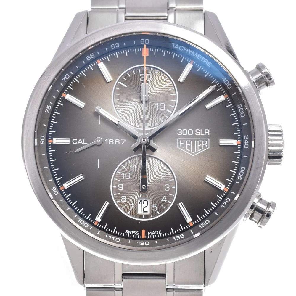 TAG HEUER CARRERA AUTOMATIC WATCH: Tag Heuer Carrera Automatic Watch Brand: TAG HEUER Type/Style: Wristwatch Material: Band Material Stainless Steel, Case Material Stainless Steel Color: Case Color Silver, Band Color Silver, Dial
