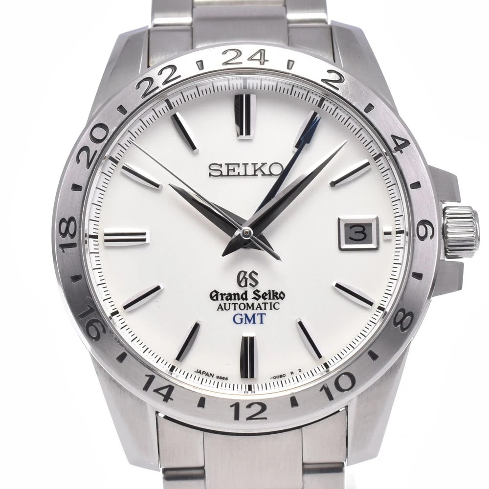 SEIKO GRAND SEIKO MECHANICAL GMT AUTOMATIC WATCH: Seiko Grand Seiko Mechanical Gmt Automatic Watch Brand: SEIKO Type/Style: Wristwatch Material: Band Material Stainless Steel, Case Material Stainless Steel Color: Case Color Silver, Band Color