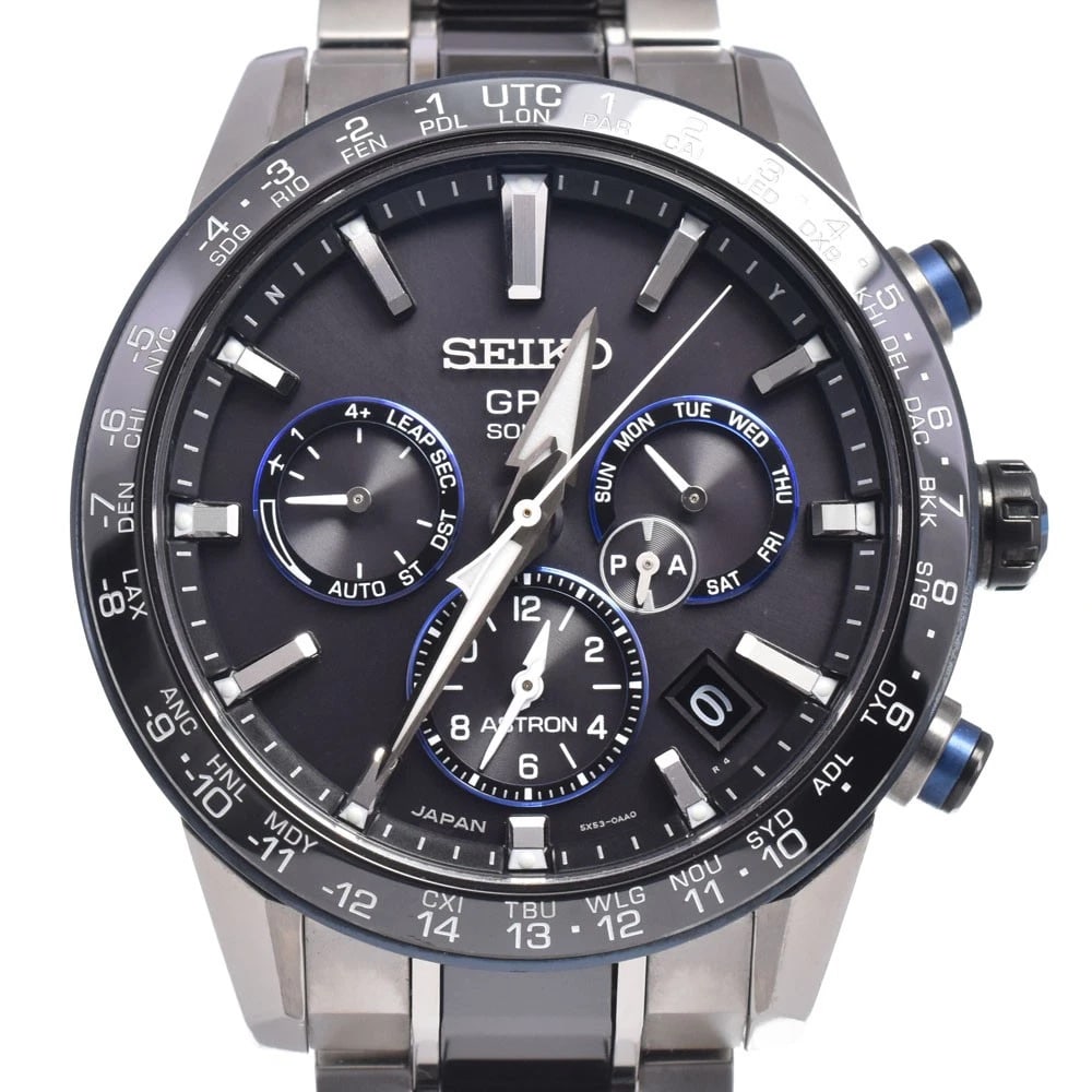 SEIKO ASTRON LIMITED ITEM BLACK DIAL GPS SOLAR WATCH: Seiko Astron Limited Item Black Dial Gps Solar Watch Brand: SEIKO Type/Style: Wristwatch Material: Band Material Titanium / ceramic, Case Material Titanium / ceramic Color: Case Color Silver / Black, 