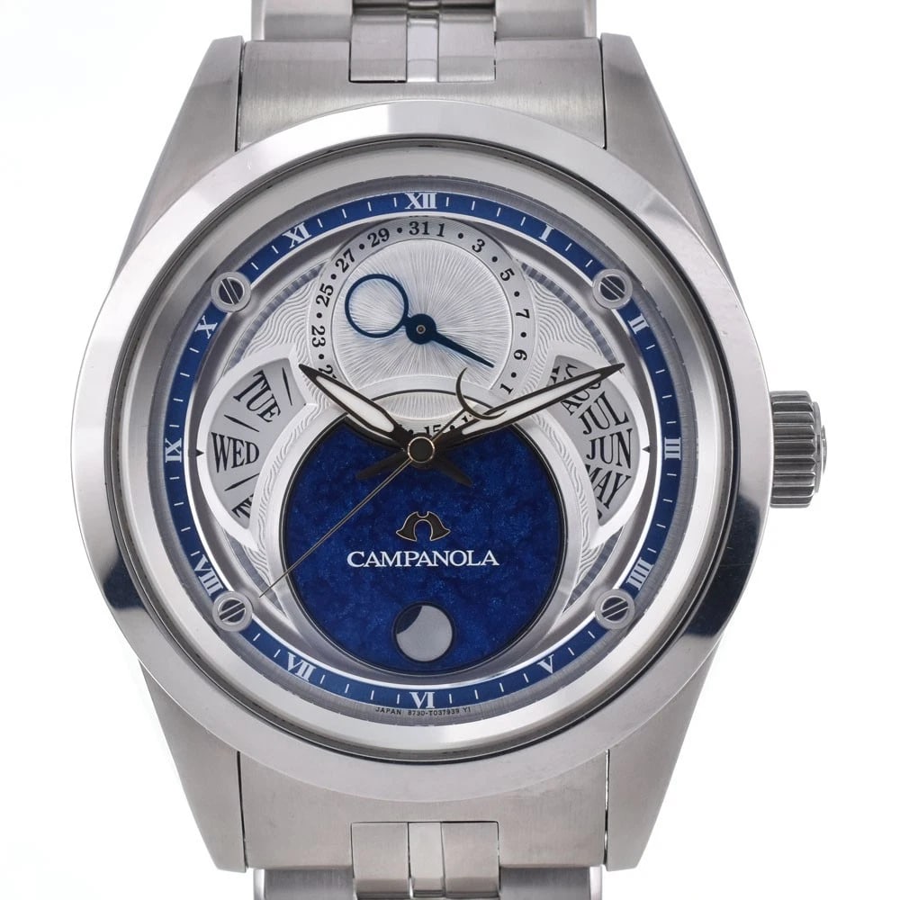 CITIZEN CAMPANOLA KONRURI ECO DRIVE SOLAR WATCH: Citizen Campanola Konruri Eco Drive Solar Watch Brand: CITIZEN Type/Style: Wristwatch Material: Band Material Stainless Steel, Case Material Stainless Steel Color: Case Color Silver, Band Color