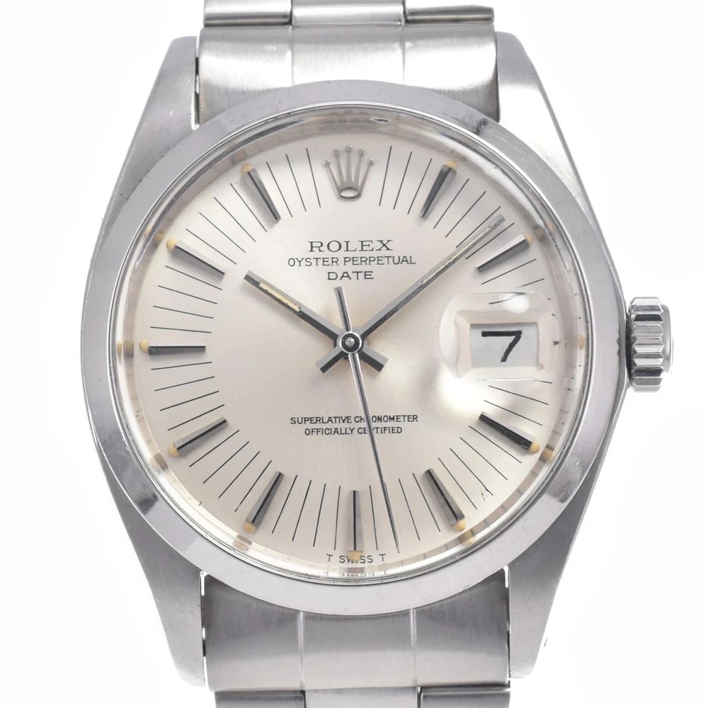 ROLEX OYSTER PERPETUAL DATE WATCH: Rolex Oyster Perpetual Date Watch Brand: ROLEX Type/Style: Wristwatch Material: Band Material Stainless Steel, Case Material Stainless Steel Color: Case Color Silver, Band Color Silver, Dial Color Sil