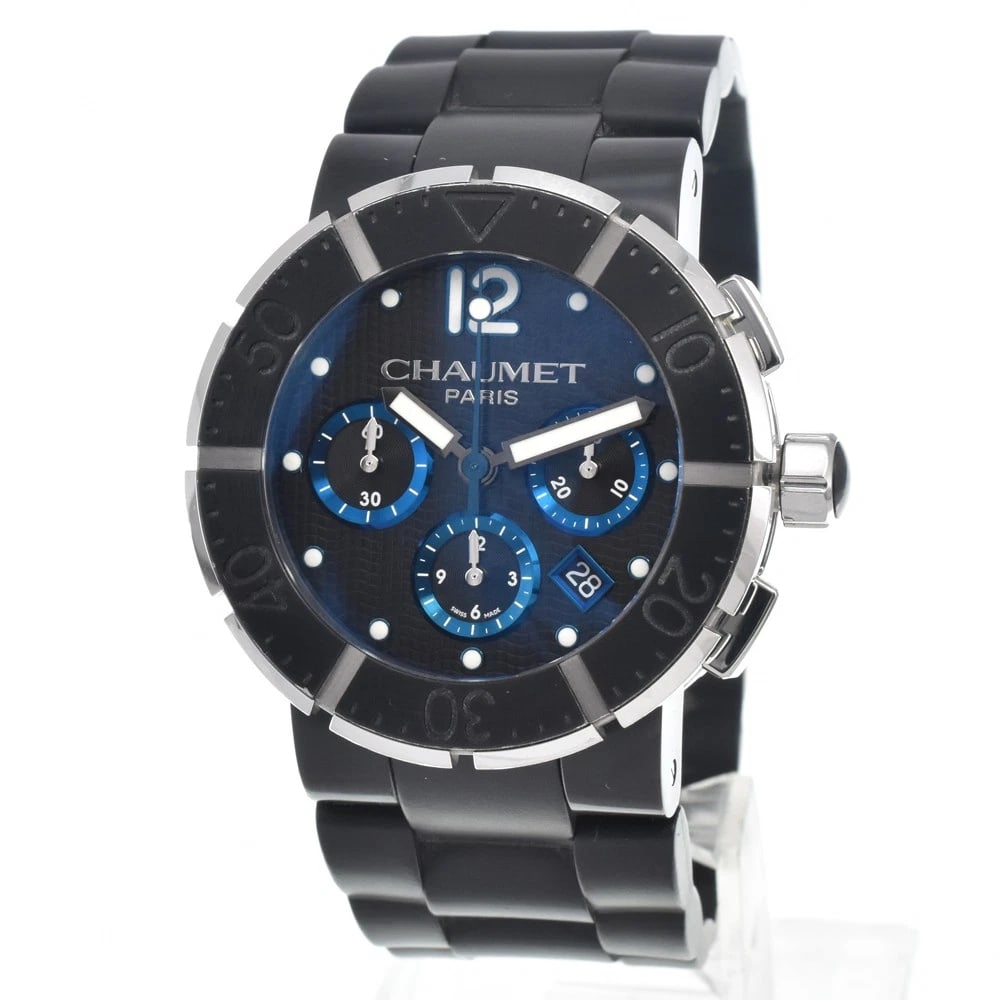 CHAUMET CLASS ONE CHRONOGRAPH DATE AUTOMATIC WATCH - 2