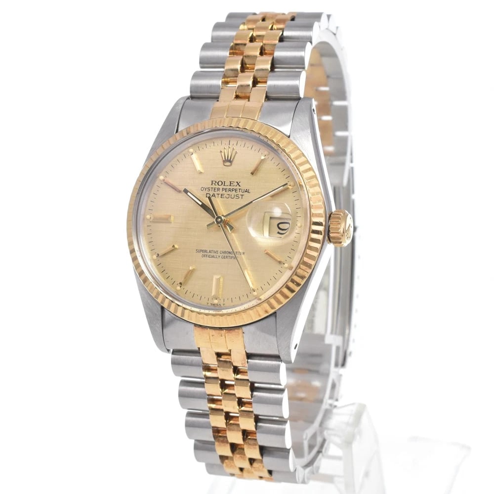 ROLEX OYSTER PERPETUAL DATEJUST SS/YG WATCH: Rolex Oyster Perpetual Datejust Ss/Yg Watch Brand: ROLEX Type/Style: Wristwatch Material: Band Material Stainless Steel/YG, Case Material Stainless Steel/YG Color: Case Color Silver / Gold, Band Color