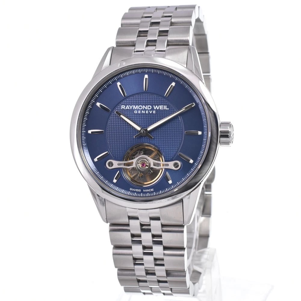 RAYMOND WEIL FREELANCER BLUE DIAL AUTOMATIC WATCH: Raymond Weil Freelancer Blue Dial Automatic Watch Brand: RAYMOND WEIL Type/Style: Wristwatch Material: Band Material Stainless Steel, Case Material Stainless Steel Color: Case Color Silver, Band Color