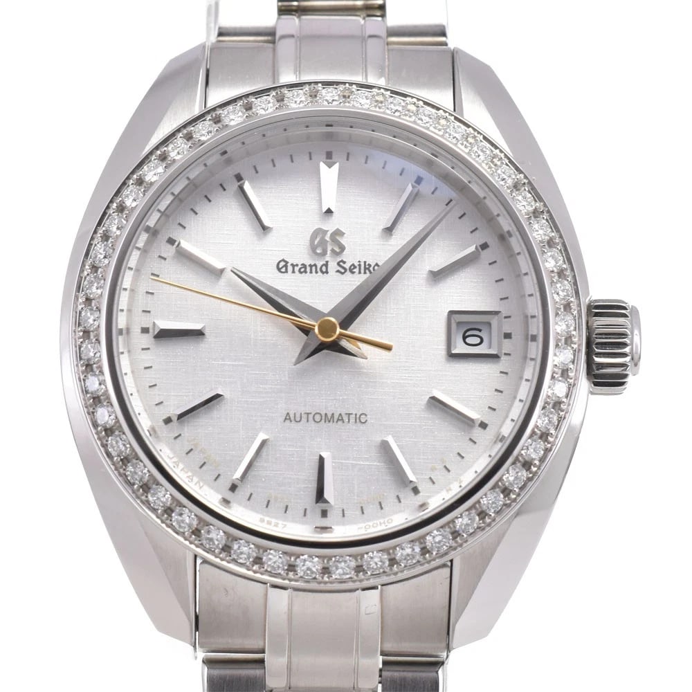 SEIKO GRAND SEIKO ELEGANCE WATCH: Seiko Grand Seiko Elegance Watch Brand: SEIKO Type/Style: Wristwatch Material: Band Material Stainless Steel, Case Material Stainless Steel Color: Case Color Silver, Band Color Silver, Dial Color Silv