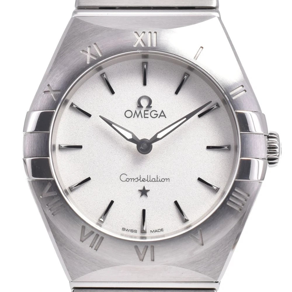 OMEGA CONSTELLATION WATCH: Omega Constellation Watch Brand: OMEGA Type/Style: Wristwatch Material: Band Material Stainless Steel, Case Material Stainless Steel Color: Case Color Silver, Band Color Silver, Dial Color Silver Size