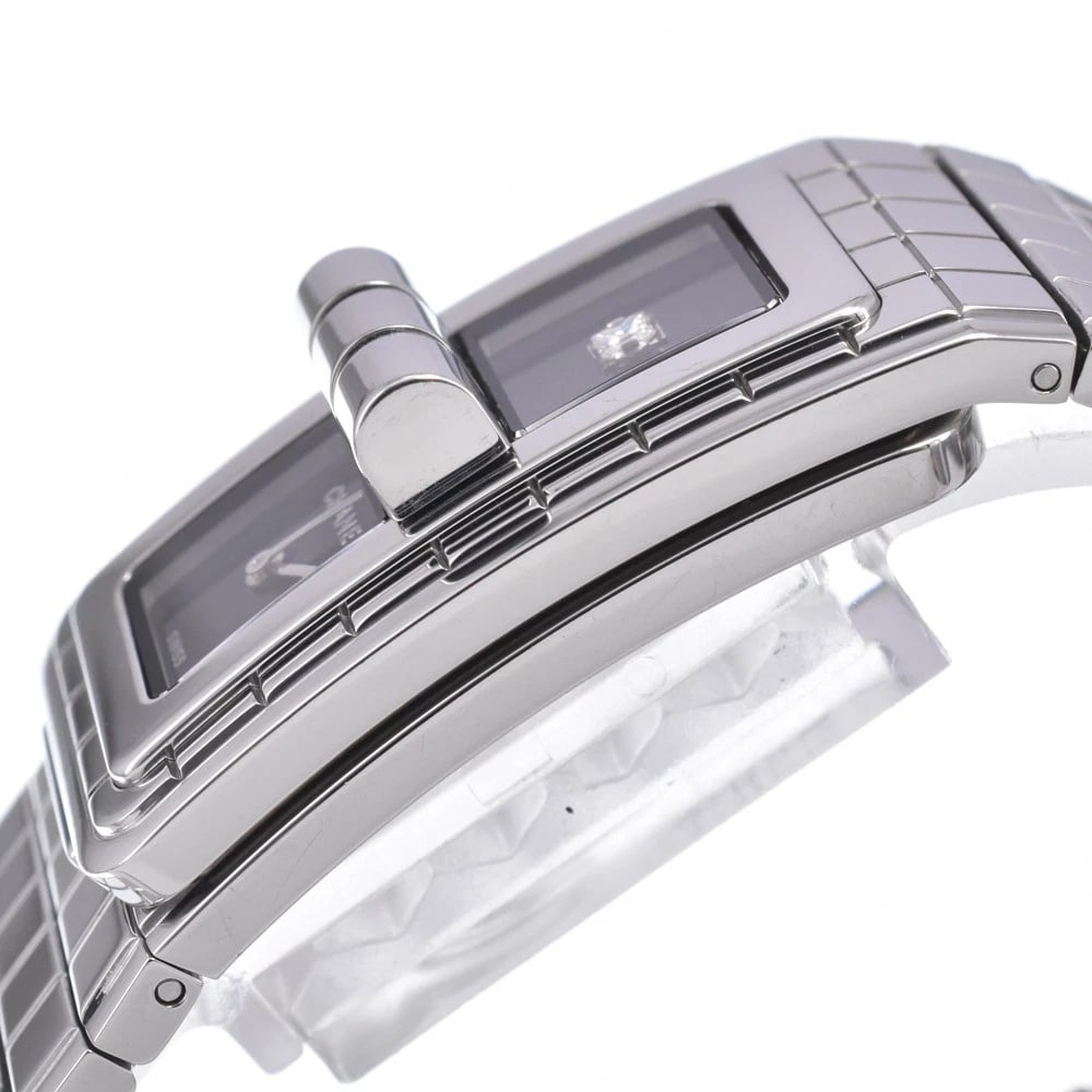 CHANEL CODE COCO DIAMOND BLACK DIAL QUARTZ WATCH - 2