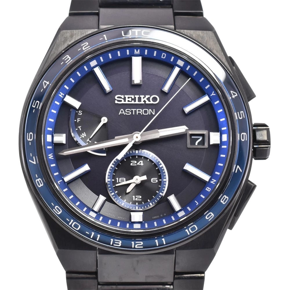 SEIKO ASTRON NEXTER WATCH: Seiko Astron Nexter Watch Brand: SEIKO Type/Style: Wristwatch Material: Band Material titanium, Case Material titanium Color: Case Color black, Band Color black, Dial Color black Size: Case Size