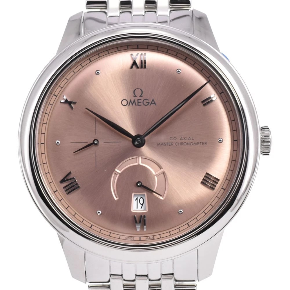 OMEGA DE VILLE PRESTIGE WATCH: Omega De Ville Prestige Watch Brand: OMEGA Type/Style: Wristwatch Material: Band Material Stainless Steel, Case Material Stainless Steel Color: Case Color Silver, Band Color Silver, Dial Color none