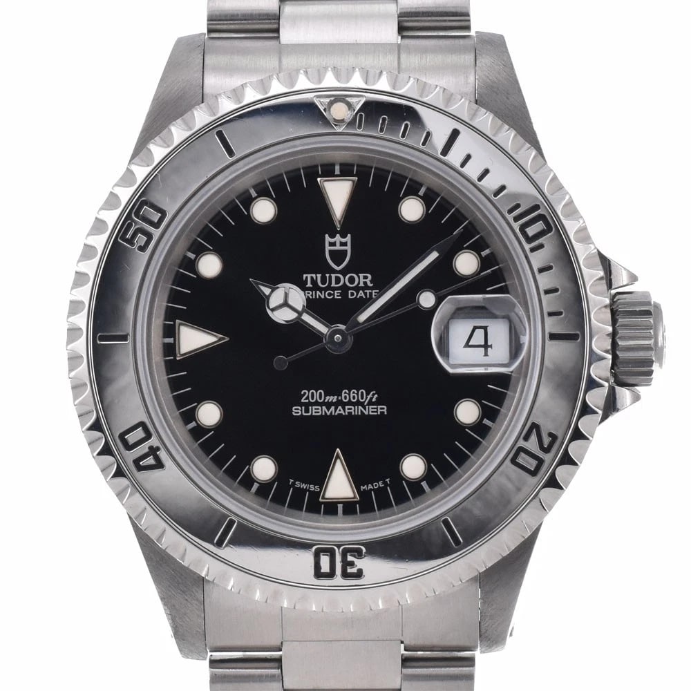 TUDOR SUBMARINA DATE BLACK DIAL AUTOMATIC WATCH (1 of 3)