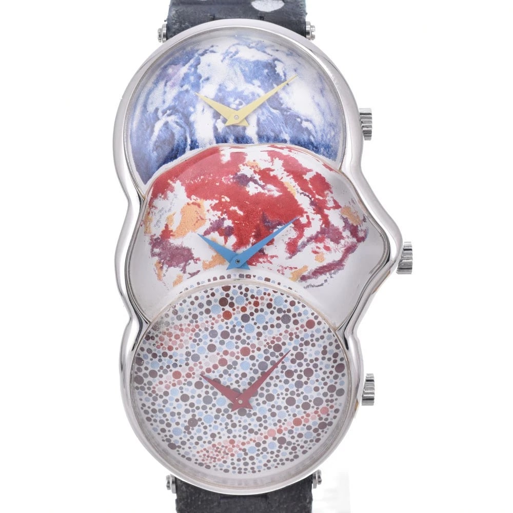 MOVADO ART DIAL WATCH: Movado Art Dial Watch Brand: Movado Type/Style: Wristwatch Material: Band Material leather, Case Material SV925 Color: Case Color Silver, Band Color Navy, Dial Color white Size: Case Size About34.5mm 