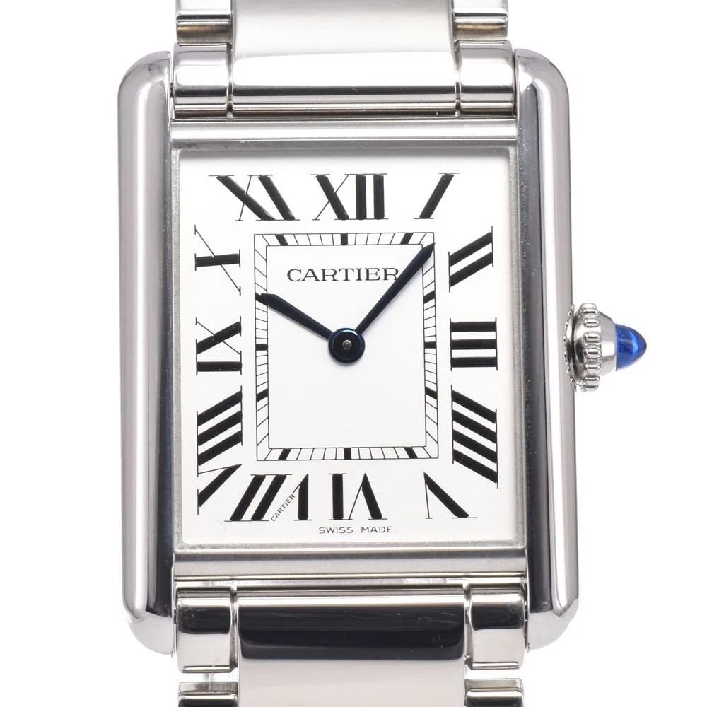 CARTIER TANK MAST LM QUARTZ UNISEX WATCH: Cartier Tank Mast Lm Quartz Unisex Watch Brand: CARTIER Type/Style: Wristwatch Material: Band Material Stainless Steel, Case Material Stainless Steel Color: Case Color Silver, Band Color Silver, Dial 