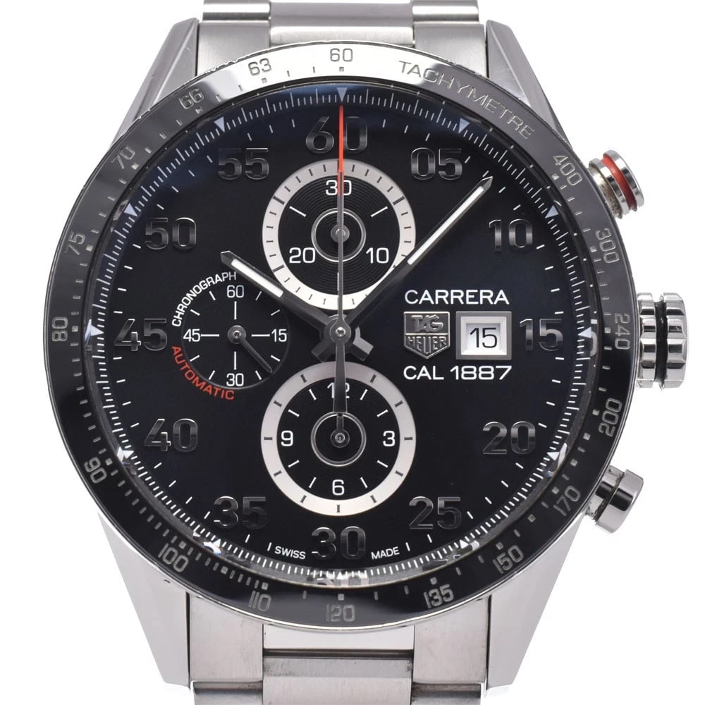 TAG HEUER CARRERA CALIBER CHRONOGRAPH AUTOMATIC WATCH: Tag Heuer Carrera Caliber Chronograph Automatic Watch Brand: TAG HEUER Type/Style: Wristwatch Material: Band Material Stainless Steel, Case Material Stainless Steel Color: Case Color Silver, Band Colo