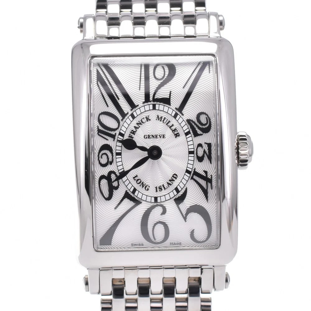 FRANCK MULLER LONG ISLAND SILVER DIAL LADIES WATCH: Franck Muller Long Island Silver Dial Ladies Watch Brand: FRANCK MULLER Type/Style: Wristwatch Material: Band Material Stainless Steel, Case Material Stainless Steel Color: Case Color Silver, Band