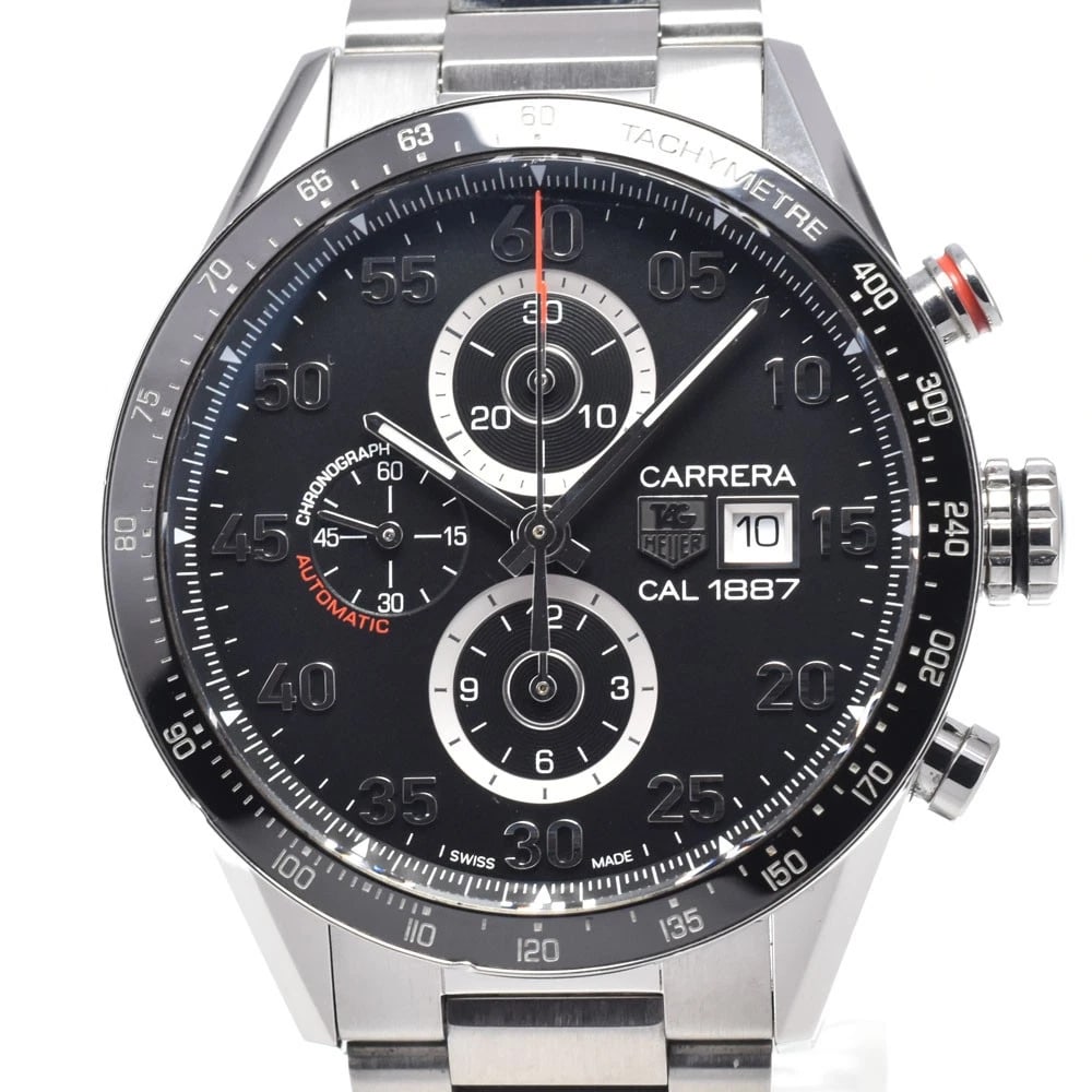 TAG HEUER CARRERA CALIBER CHRONOGRAPH AUTOMATIC WATCH: Tag Heuer Carrera Caliber Chronograph Automatic Watch Brand: TAG HEUER Type/Style: Wristwatch Material: Band Material Stainless Steel, Case Material Stainless Steel Color: Case Color Silver, Band Colo