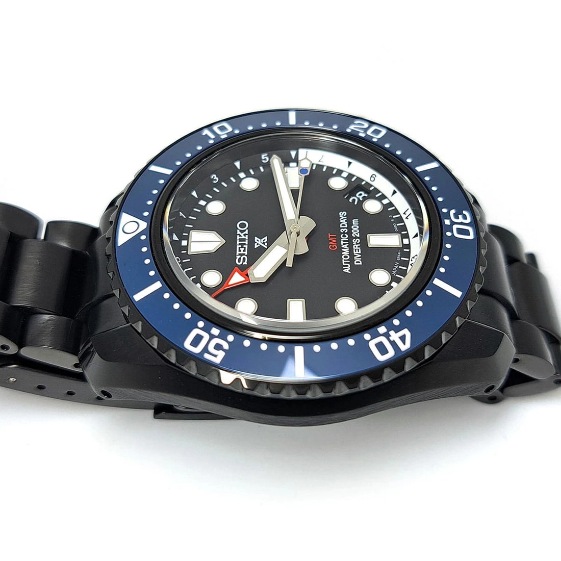 SEIKO BLACK WATCH - 3