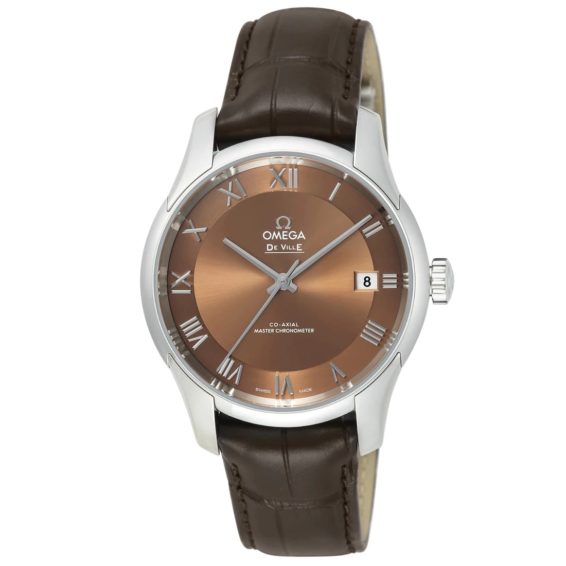 OMEGA DE VILLE SILVER WATCH: Omega De Ville Silver Watch Brand: omega Type/Style: Wristwatch Material: Case Material stainless Color: Dial Color Brown Size: Case Size 41.0mm Accessories: None Accessories Notice: When purchasing