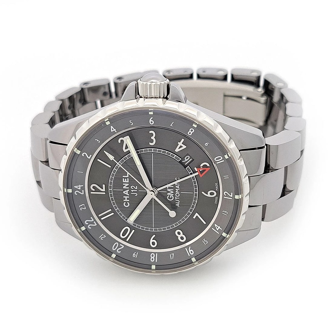 CHANEL GRAY WATCH - 2