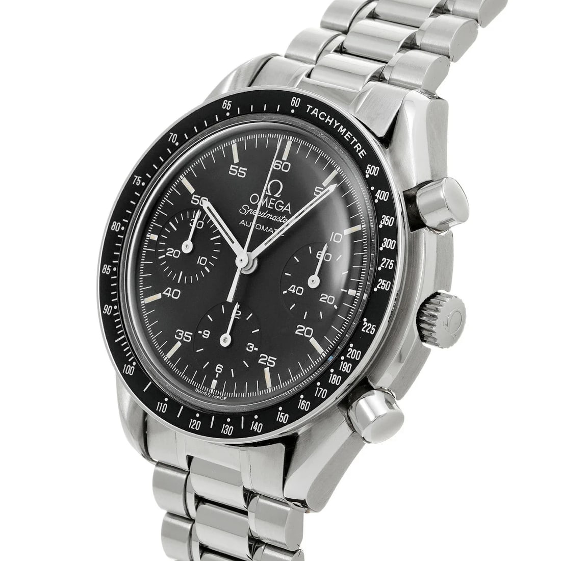 OMEGA SPEEDMASTER AUTOMATIC BLACK WATCH - 2