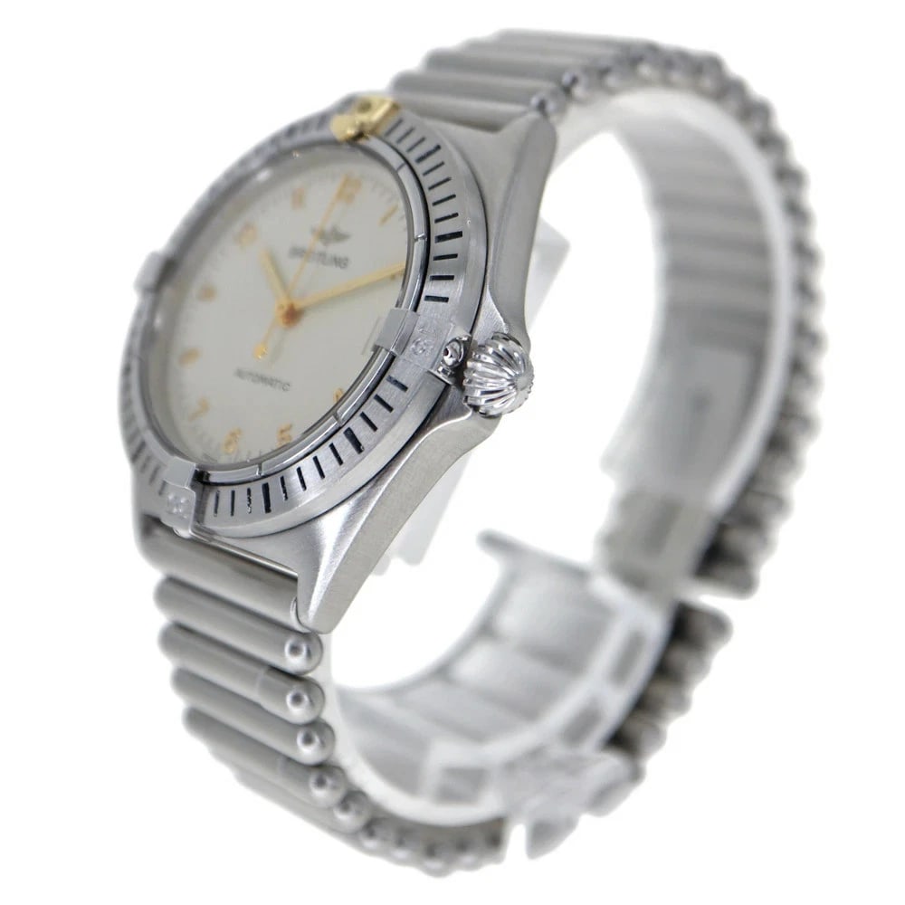 BREITLING AUTOMATIC WHITE WATCH - 2