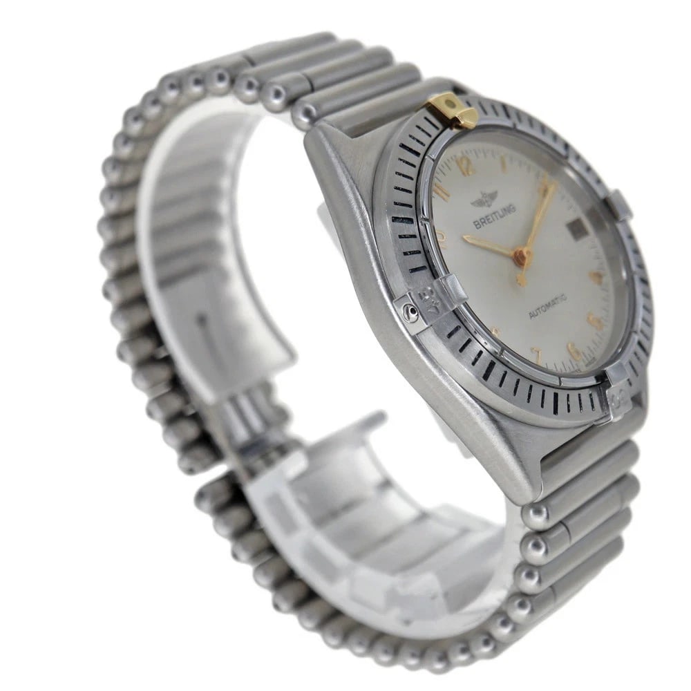 BREITLING AUTOMATIC WHITE WATCH - 3