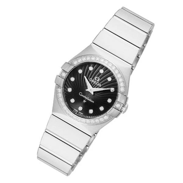 OMEGA CONSTELLATION BLACK WATCH: Omega Constellation Black Watch Brand: OMEGA Type/Style: Wristwatch Material: none Color: Dial Color Black Size: Wristsize16cmCasesize27x27mm Accessories: None Accessories Notice: When purchasing