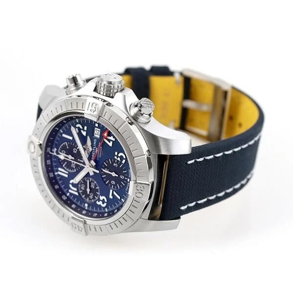 BREITLING NAVITIMER BLUE AUTOMATIC WATCH - 4