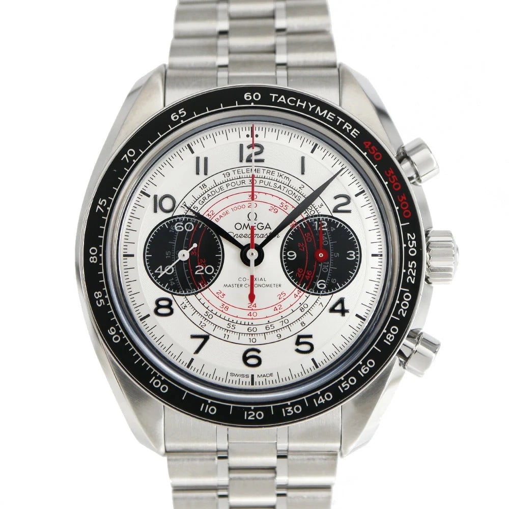 OMEGA SPEEDMASTER WATCH: Omega Speedmaster Watch Brand: OMEGA Type/Style: Wristwatch Material: Case Material N/A Band Material N/A Color: Dial Color Size: Wrist Size 20.0cm Case Size 43.0mm Accessories: None Acces