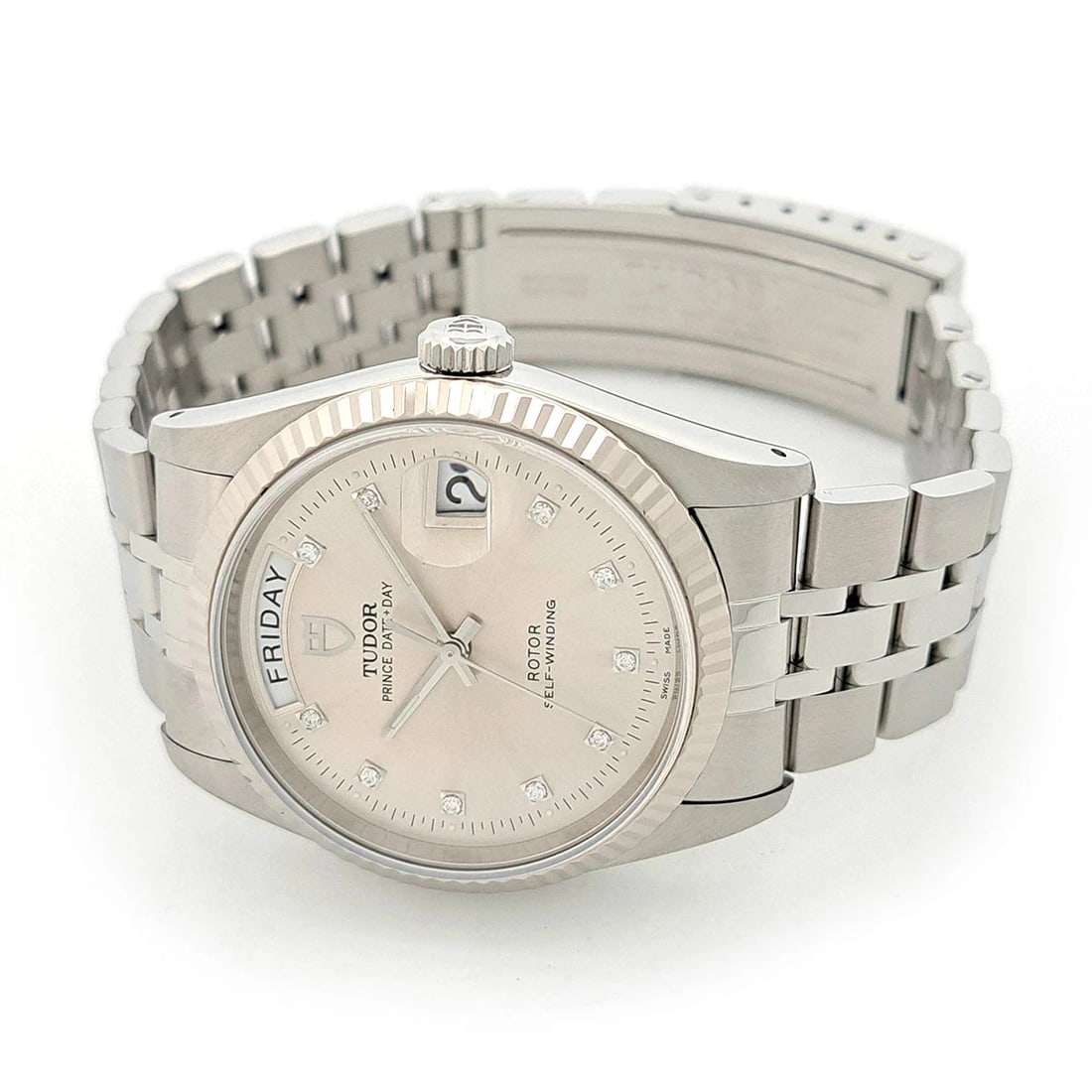 TUDOR SILVER WATCH - 2