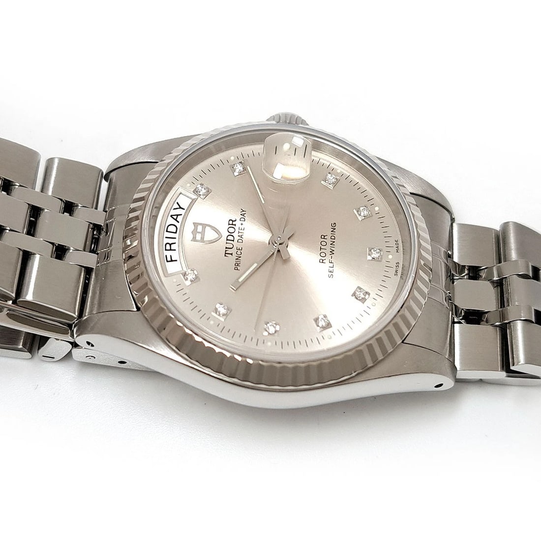 TUDOR SILVER WATCH - 3