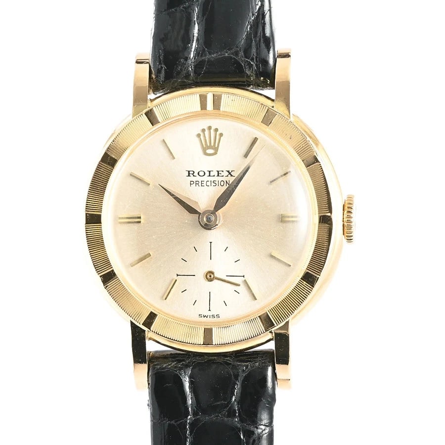 ROLEX PRECISION SILVER WATCH (1 of 3)