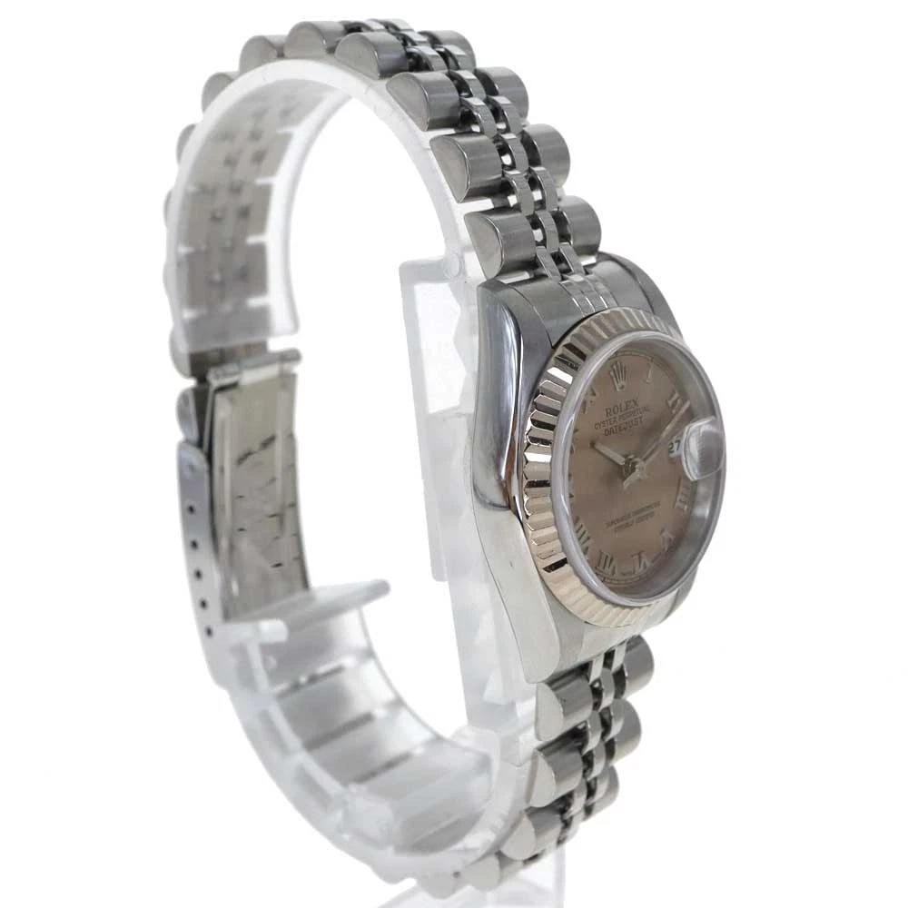 ROLEX DATEJUST BROWN WATCH - 2