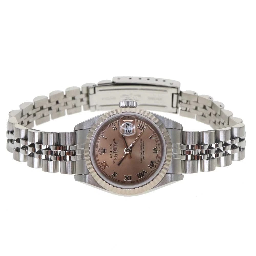ROLEX DATEJUST BROWN WATCH - 5