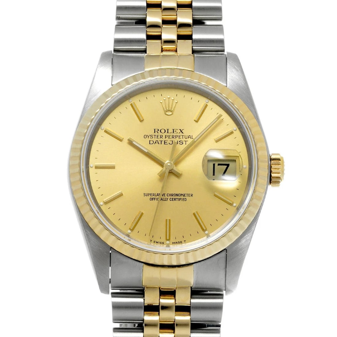 ROLEX DATEJUST WATCH: Rolex Datejust Watch Brand: ROLEX Type/Style: Wristwatch Material: Band Material Stainless Case Material Sapphire Crystal Color: Dial Color Size: Wrist Size 18cm Case Size 36 x 36 mm Accessories: