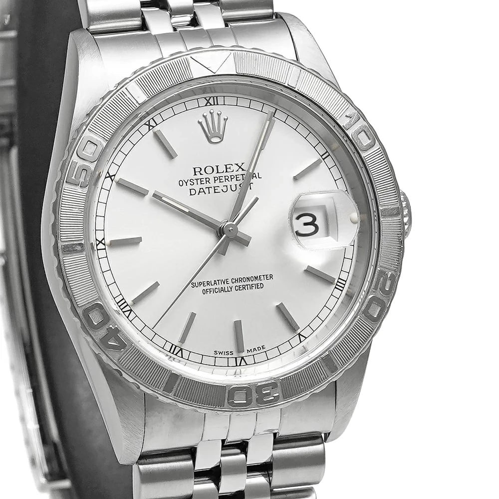 ROLEX DATEJUST SILVER WATCH - 2