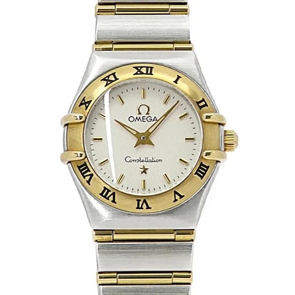 OMEGA CONSTELLATION SILVER WATCH: Omega Constellation Silver Watch Brand: OMEGA Type/Style: Wristwatch Material: Band Material Stainless Steel / Yellow Gold / Glass Crystal Case Material N/A Color: Dial Color Silver Size: Wrist Size 1