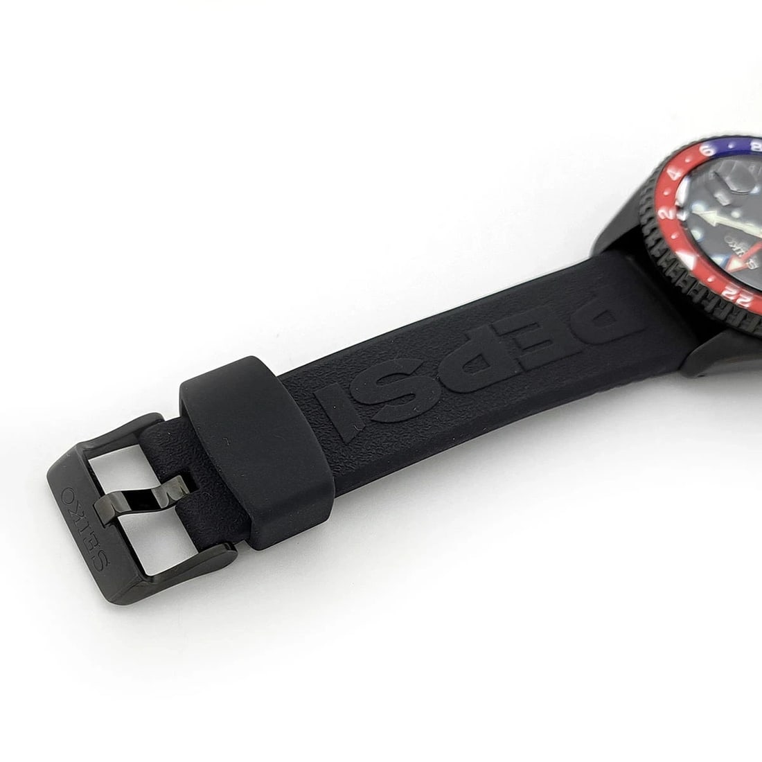 SEIKO BLACK WATCH - 3