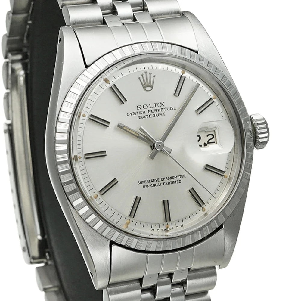 ROLEX DATEJUST SILVER WATCH - 2
