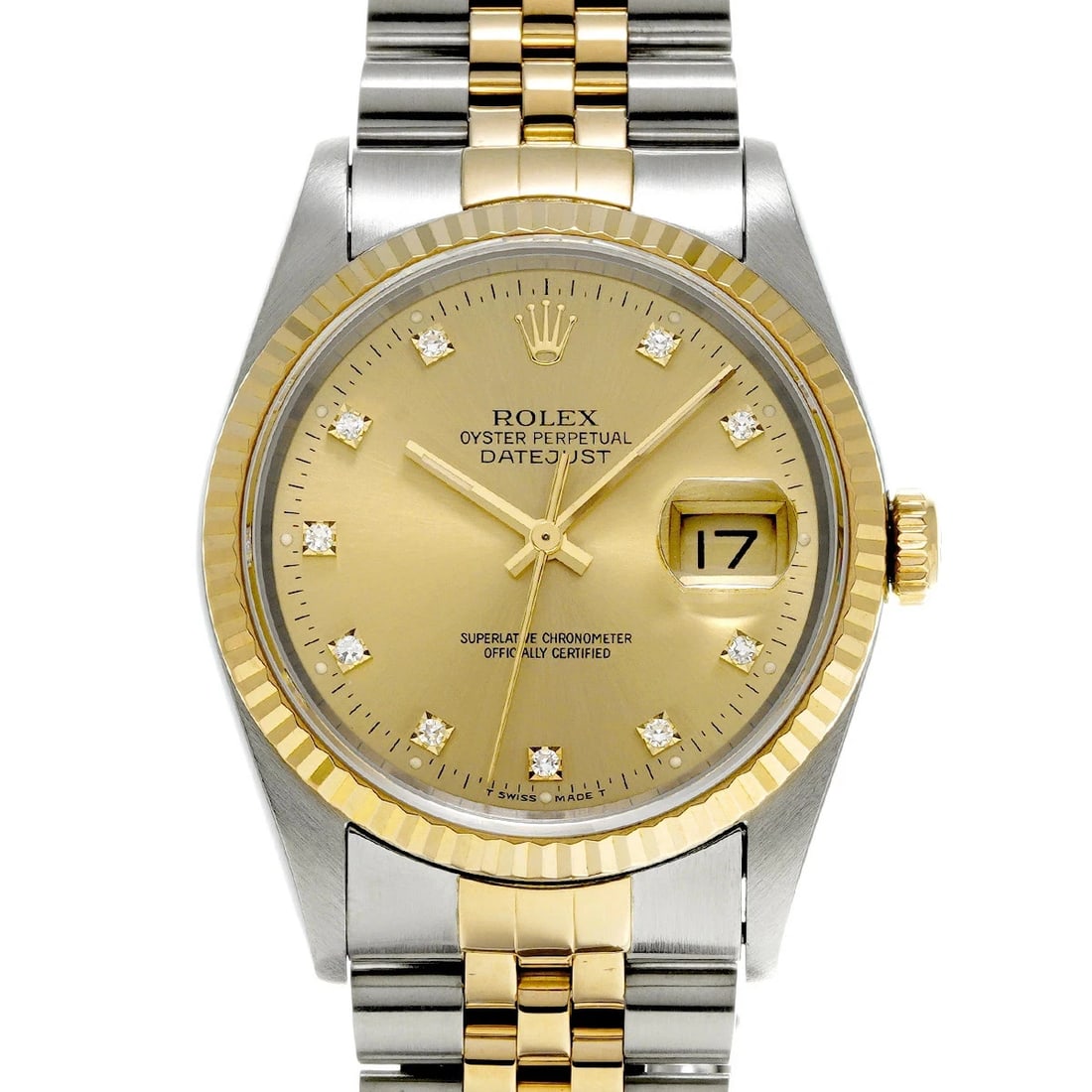 ROLEX DATEJUST WATCH: Rolex Datejust Watch Brand: ROLEX Type/Style: Wristwatch Material: Band Material Stainless Case Material Sapphire Crystal Color: Dial Color Size: Wrist Size 18cm Case Size 36 x 36 mm Accessories: