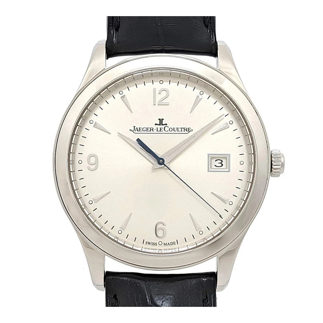 JAEGER-LECOULTRE SILVER WATCH: Jaeger-Lecoultre Silver Watch Brand: JAEGER-LECOULTRE Type/Style: Wristwatch Material: Case Material N/A Band Material Stainless Steel Color: Dial Color Silver Size: Wrist Size 14.5cm?18.5cm Case