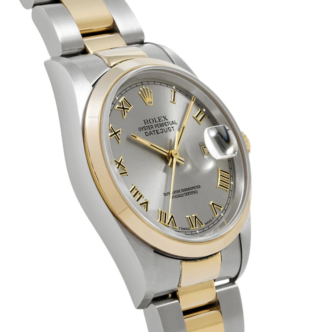 ROLEX DATEJUST GRAY WATCH - 3